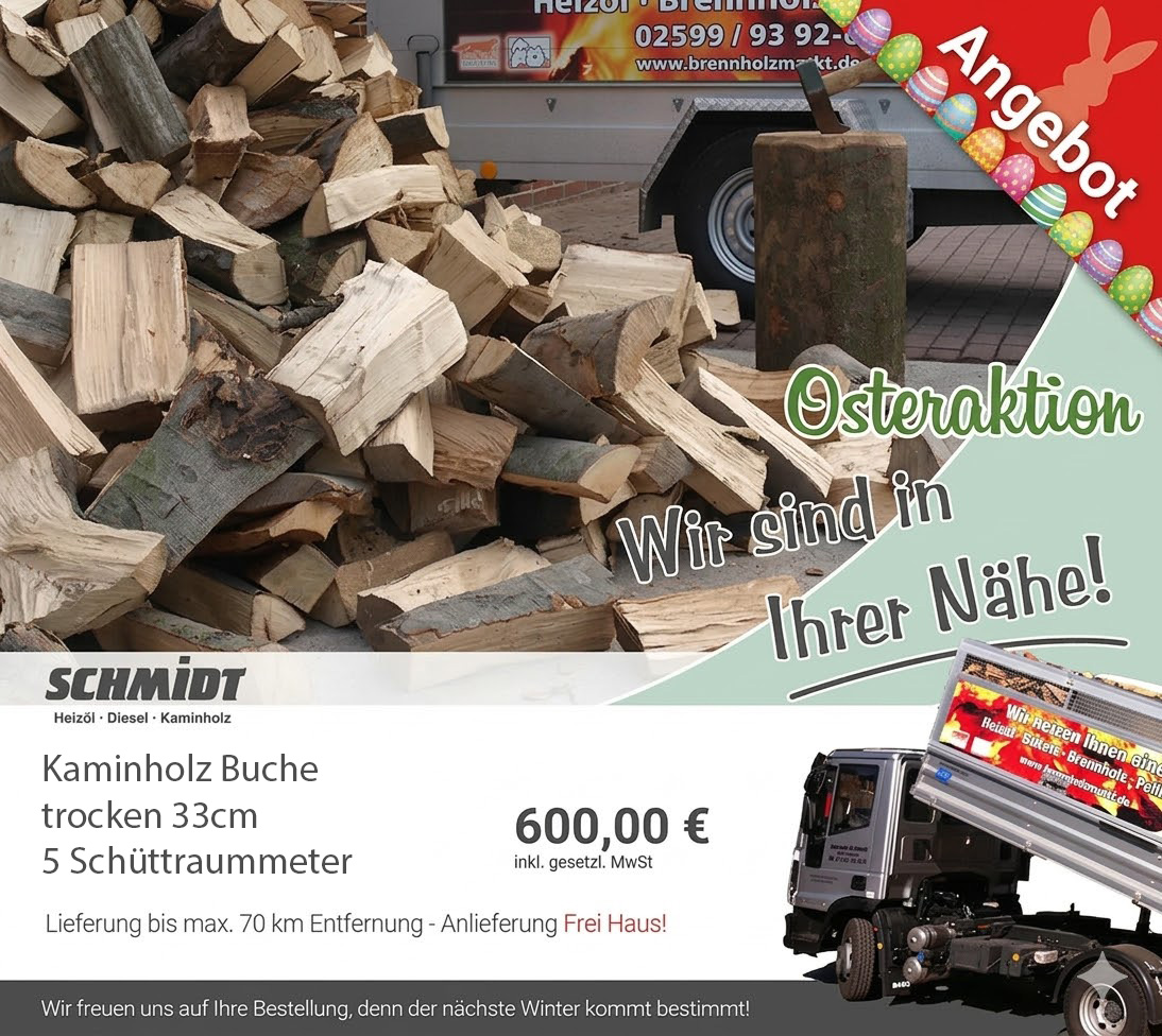 Kaminholz Eiche/Buche