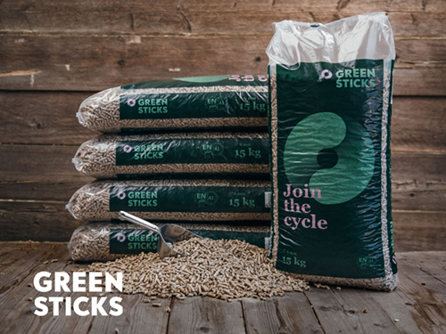 Green Sticks Pellets 1 Sack / 15 kg