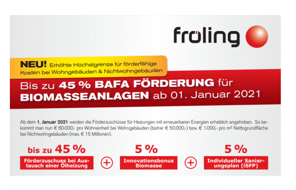 bis zu 45 % Förderzuschuss bei Austausch einer Ölheizung und Einbau einer Biomasseheizung...hier Infomaterial kostenlos bestellen !