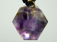 Amethyst Dodekaeder Anhänger