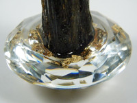 Schwarzer Turmalin mit Energy Socket