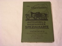 Automobil u. Radfahrer Spezialkarte