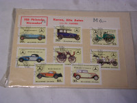 Briefmarken Mercedes-Benz-Typen