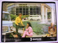 Plakat IFA-Barkas B-1000 Kleinbus / 1983