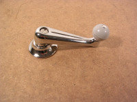 Fensterkurbel Verchromt / grau