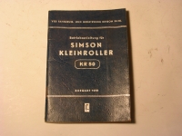 Simson-Kleinroller KR 50 / BE. / 1958