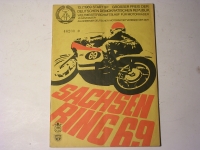 Rennprogramm / Sachsenring / 1969