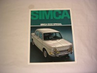 Prospekt Simca 1000 Special