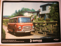 Plakat IFA-Barkas B-1000 Kleinbus / 1987