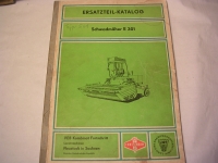 Schwadmäher E 301 / EL. / 1972