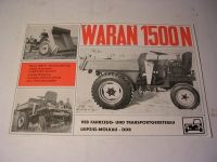 Prospekt Waran - 1500N / 1970