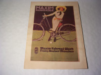 Plakat - Maxim Fahrräder