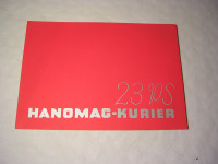 Prospekt Hanomag - Kurier - 23PS