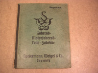Fahrrad-Motorfahrrad-Teile-Zubehör-Katalog / 1939