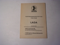 Vertragswerkstätten für Lada - DDR