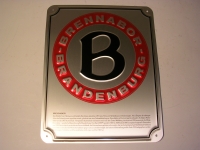 Brennabor-Blechschild