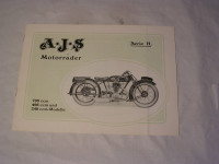 Prospekt AJS-Motorräder