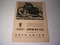Plakat DKW-RT 125