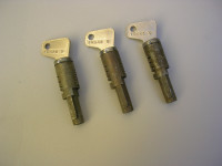 3 x Schließzylinder Gleichschließend / W-353/1,3