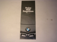 BMW-Programm Preise 1980 /2665