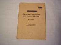 Raupenschlepper Ost - RSO/01 - BE. / 1942