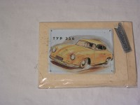 Porsche 356 Blechkarte