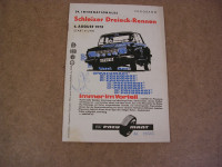 Rennprogramm / Schleizer Dreieck / 1972