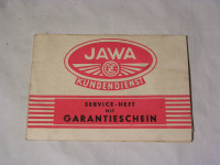 Service-Heft Jawa-CZ / 1957