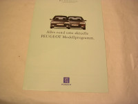 Peugeot - Modellprogramm 1993