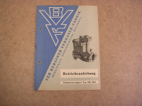 Vergaser Typ HG 362 / BE. / 1957