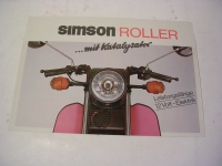 Prospekt Simson-Roller SR50/80
