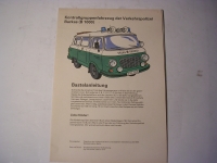 Bastelbogen Barkas / Kontrolltruppenfahrzeug der VP.