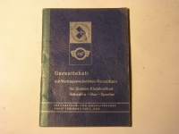 Garantieheft Schwalbe-Star-Sperber / 1970
