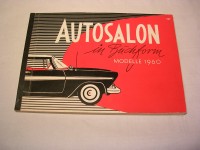 Autosalon in Buchform / 1960