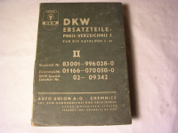 DKW-Ersatzteile-Preis-Verzeichnis