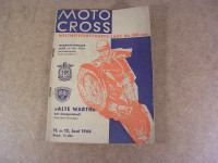 Programmheft Moto-Cross / Alte Warth / 1966