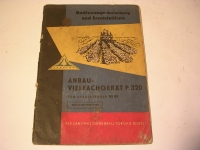 BE./EL./Anbaugerät P320 / RS09 /1962/63 / 2493