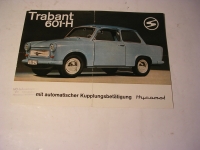 Prospekt Trabant 601 H / 1966