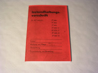 Instandhaltungsvorschriften ZT-300 / 1982