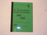 Dieselmotor - 1H 65 / 2 H65 / BE.