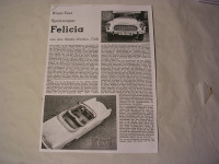 Testbericht Skoda-Felicia / 1959