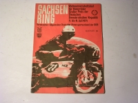 Rennprogramm / Sachsenring / 1971