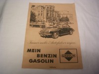 Plakat / Porsche-Gasolin