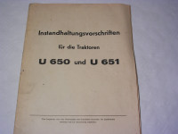 Traktor U 650 / U 651 / MO. / 1971