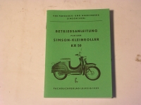 Simson-Kleinroller KR 50 / 1959 / BE.