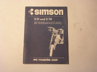 Simson S51 u. S 70 / BE. / 1984
