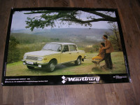 Poster Wartburg 353 Limousine deluxe 1983
