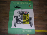 Plakat Verkehrsmuseum Dresden / 1973