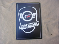 Blechschild Simson-Kundendienst / Repro