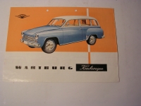 Prospekt Wartburg 311 Kombi / 1959